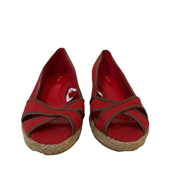 Merona Wenda Shoes Women's Size 8.5 Espadrilles Open Toe Slip On Platform Heels - Picture 5 of 11